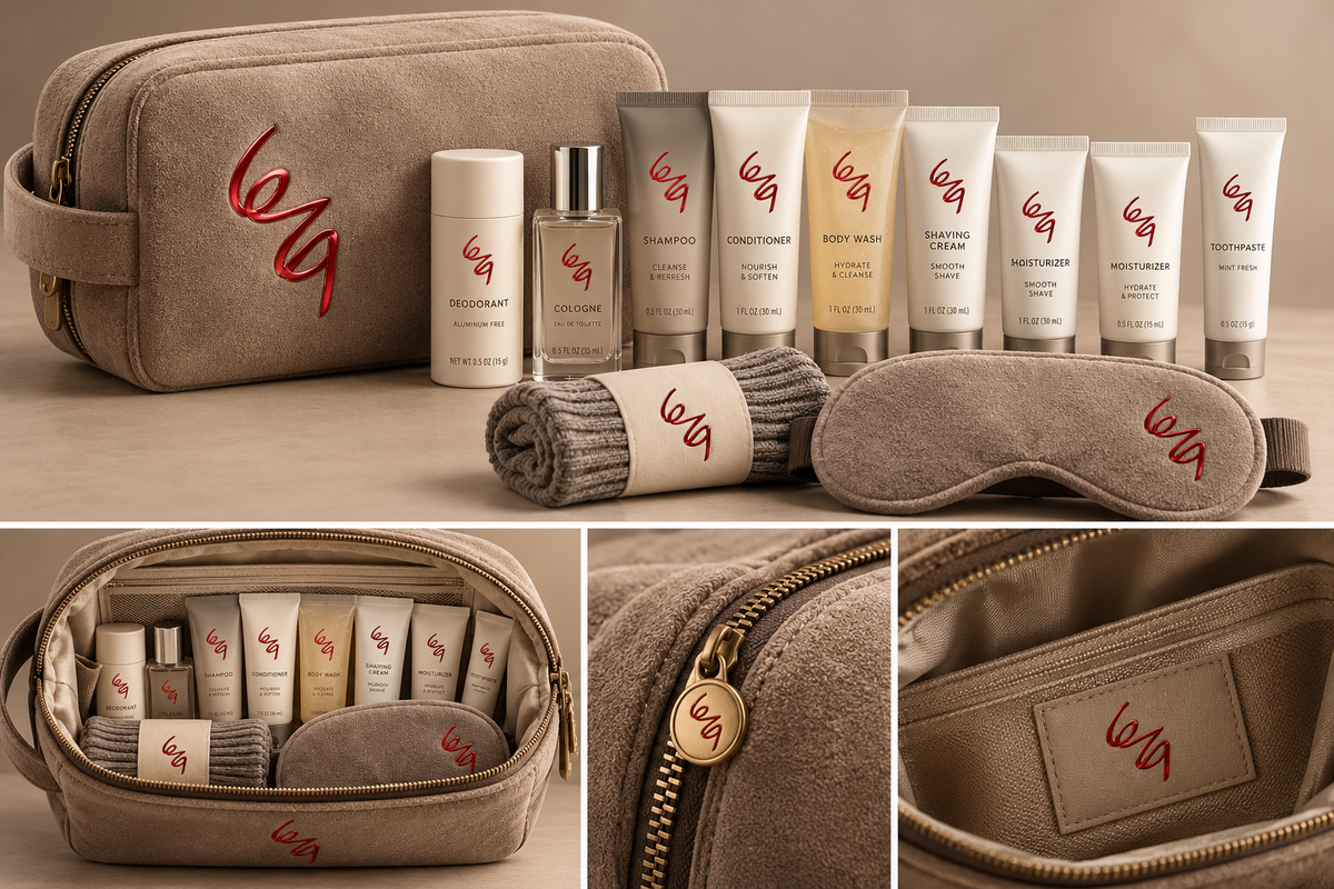 6789 TOILETRY KIT (FOR AIRLINE AND HOTEL DEALS EMAIL SUPPORT@GETPACKEDIN.COM)