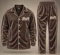 BWR. VELOUR PAJAMA . BROWN